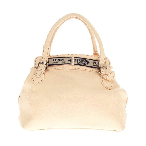 FENDI SHOPPING BAG SELLERIA BORGHESE VILLA IN PELLE