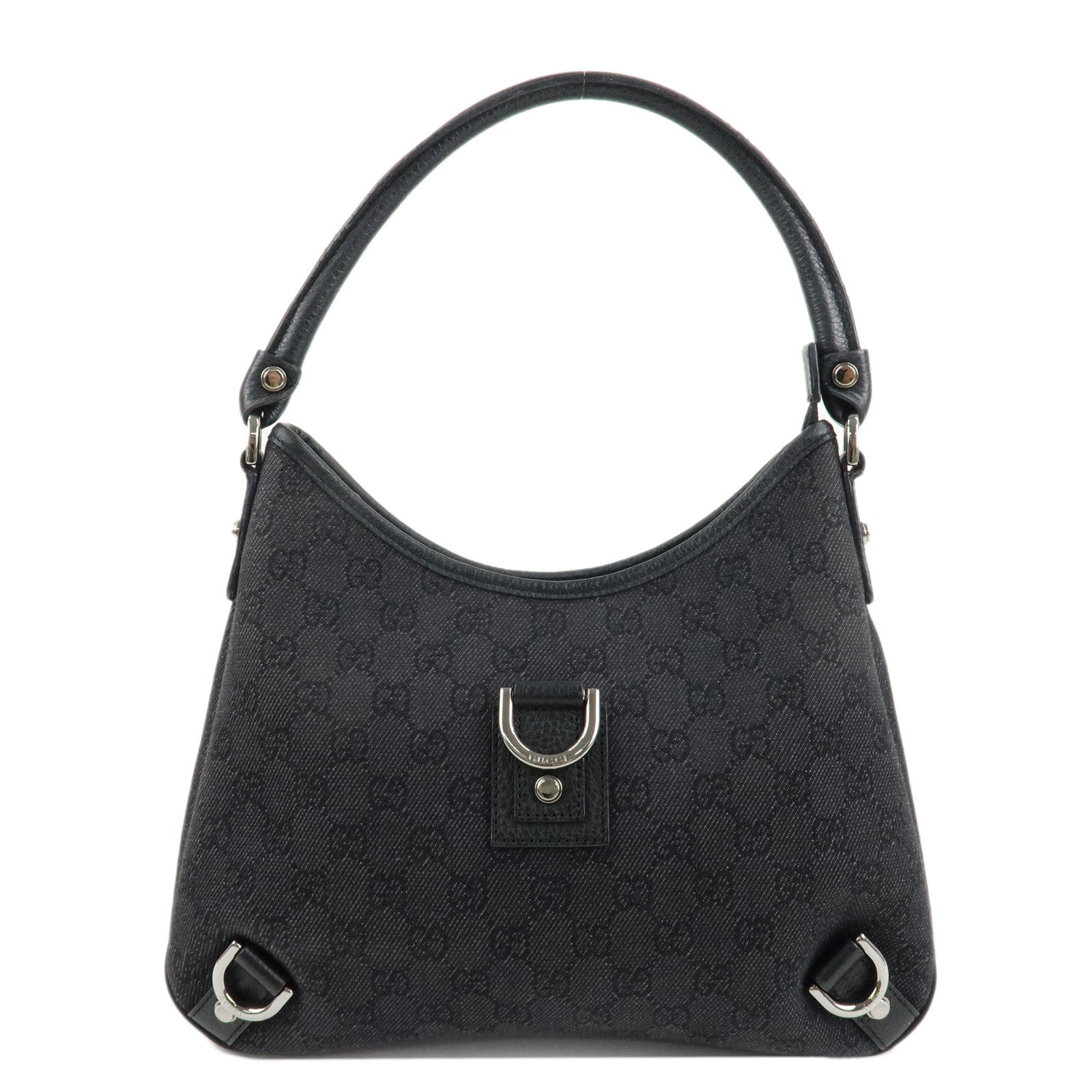GUCCI Abbey GG Canvas Pelle Borsa a spalla 268637