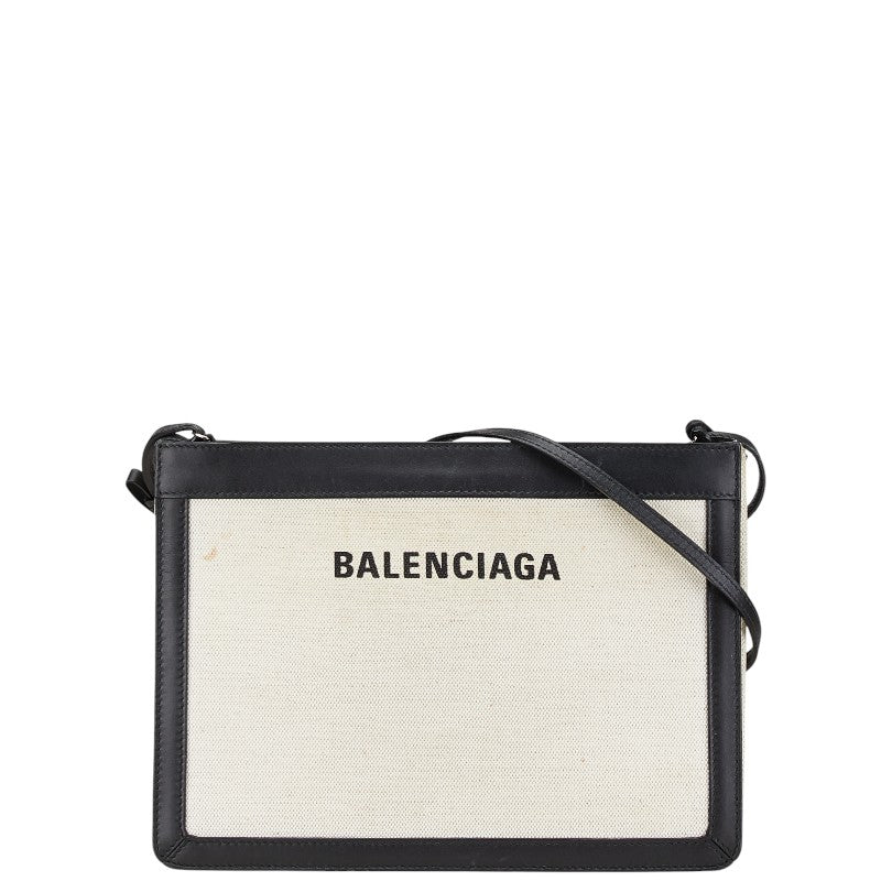 Balenciaga Pochette navy bag – front view