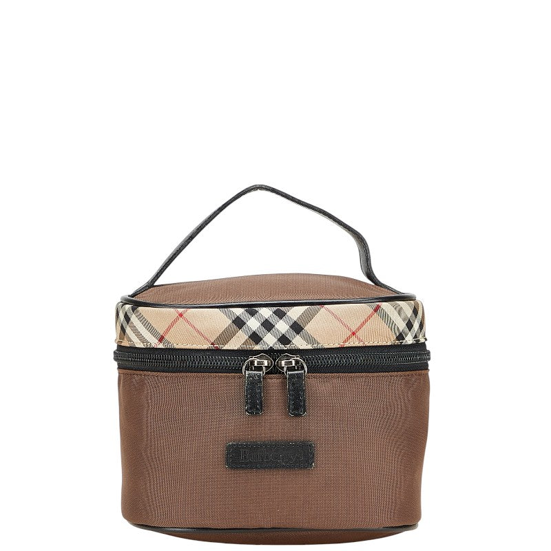 Burberry Nova Check Canvas Leather Vanity Bag | Studio Nafay