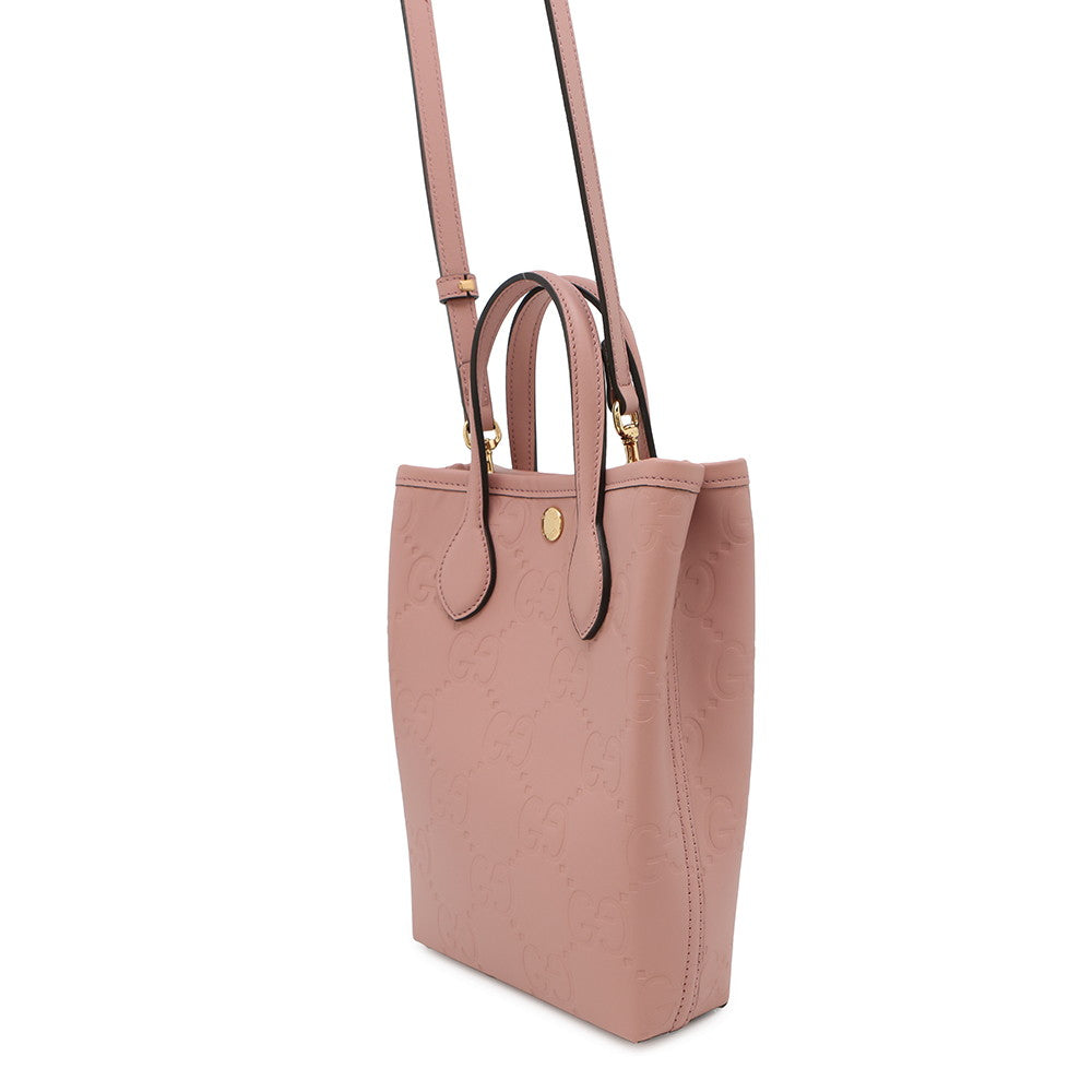 Gucci 2WAY GG Super Mini Bag Rosa790133 Pelle