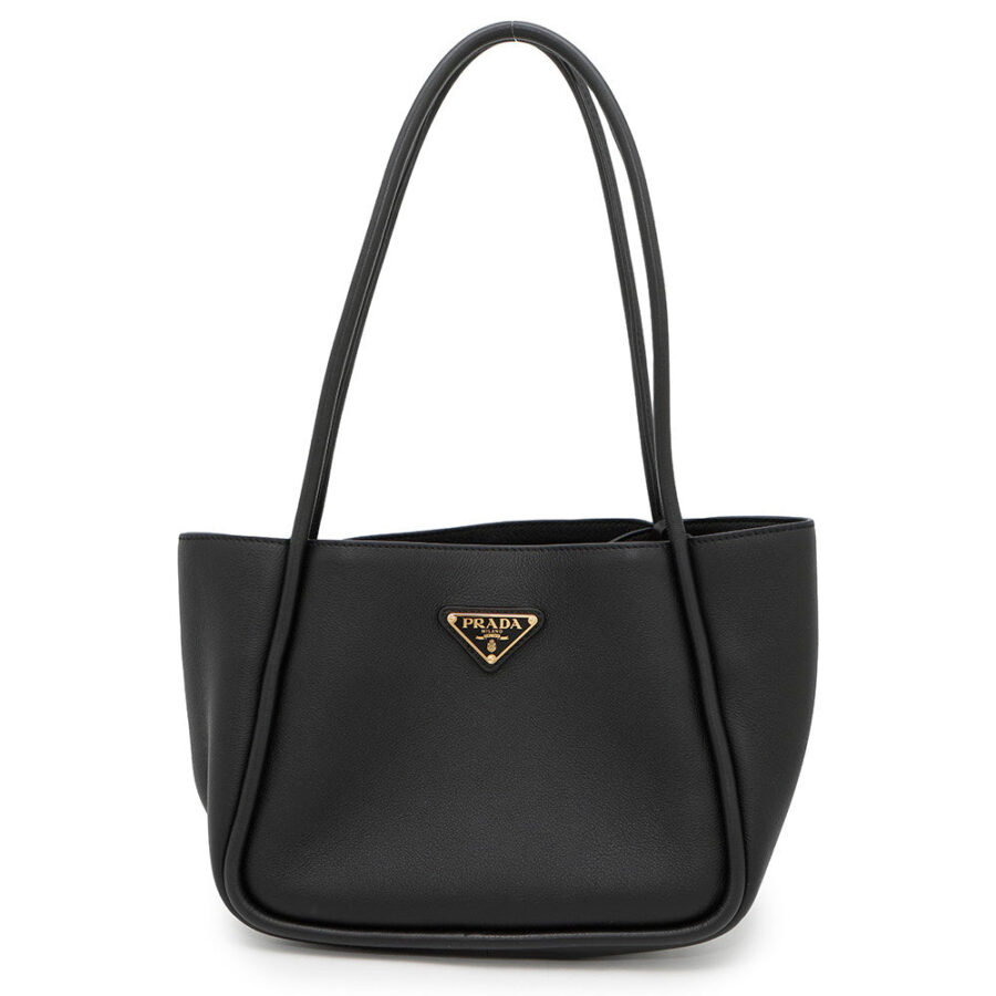 Prada Tote black bag – front view