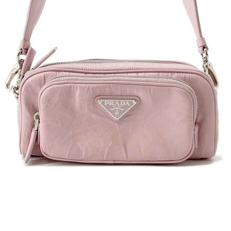 Prada Shoulder Bag pink – front view