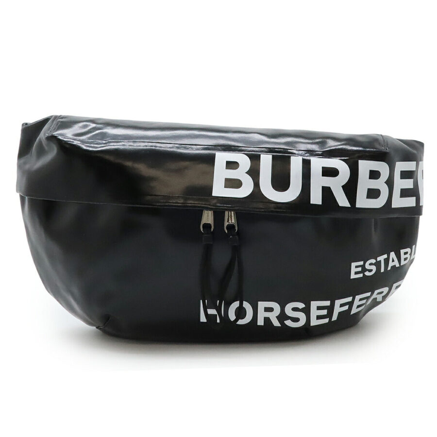 Burberry Horseferry Print PVC Waist Bag | Studio Nafay