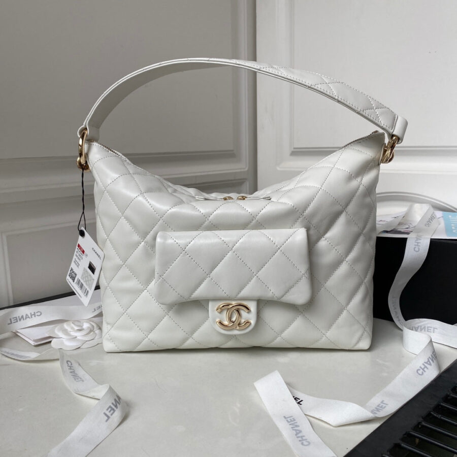 Designer Hobo gold bag – front view
