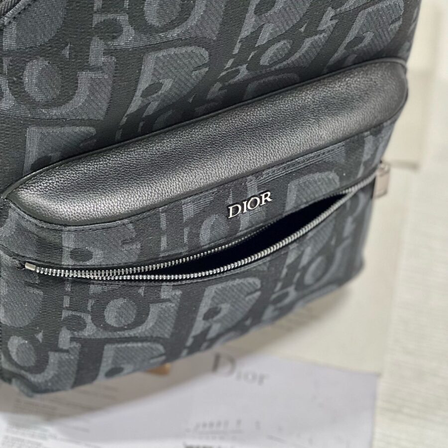 Designer Backpack black bag – front view
