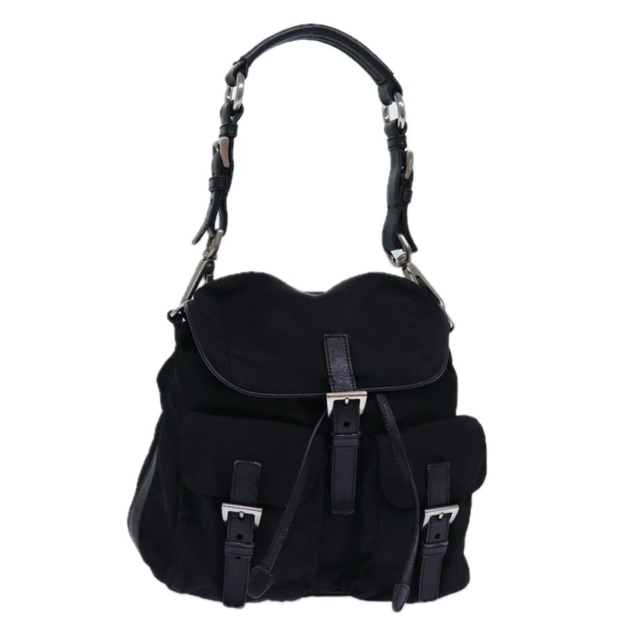 Louis Vuitton Backpack silver bag – front view