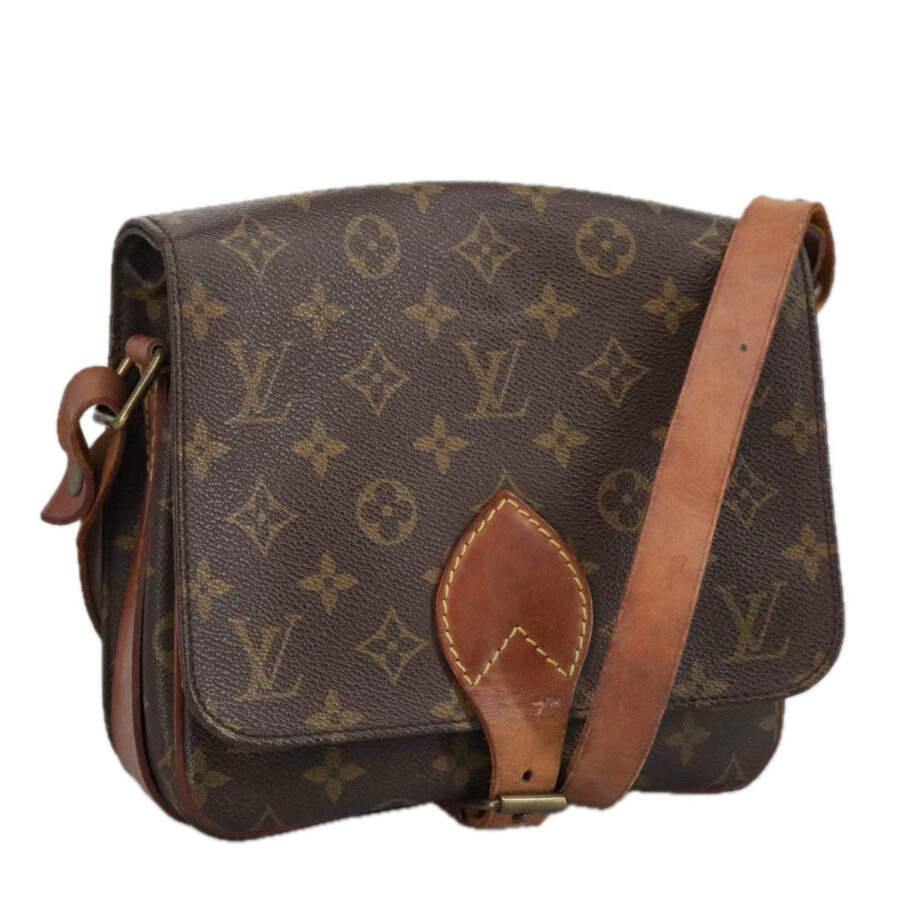 MONOGRAMMA Canvas Pochette Brown Crossbody | Studio Nafay