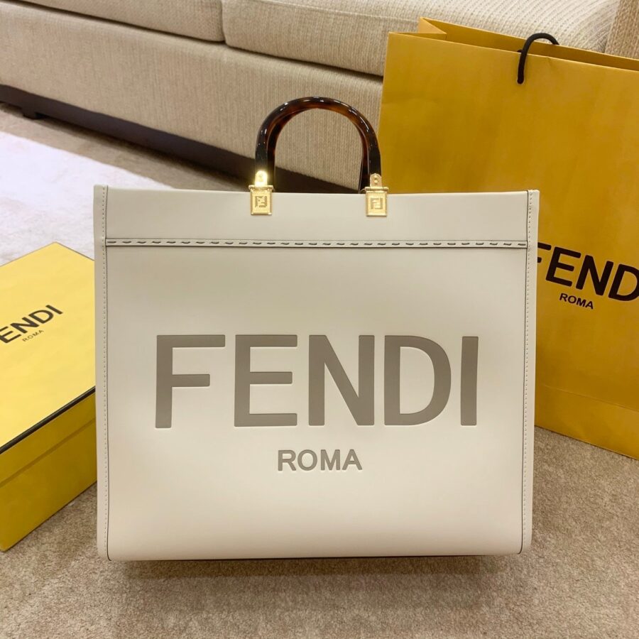 Designer Tote white bag – front view