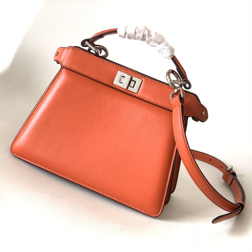 Fendi Peekaboo red bag – front view