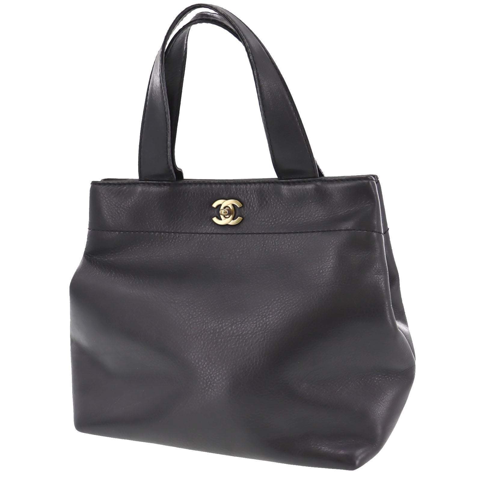 Chanel handbag black – front view
