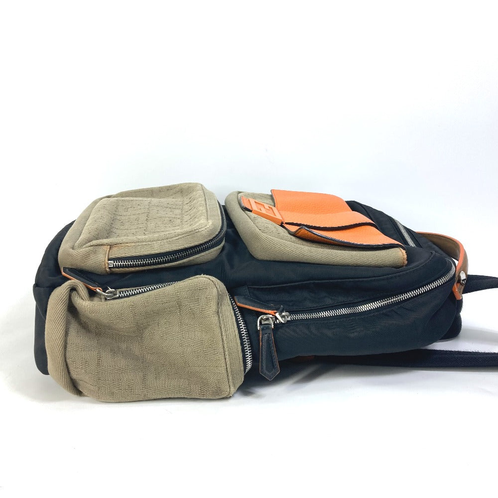 Zaino Fendi Nylon / Tela Nero Zaino Zucca Multi Uomo