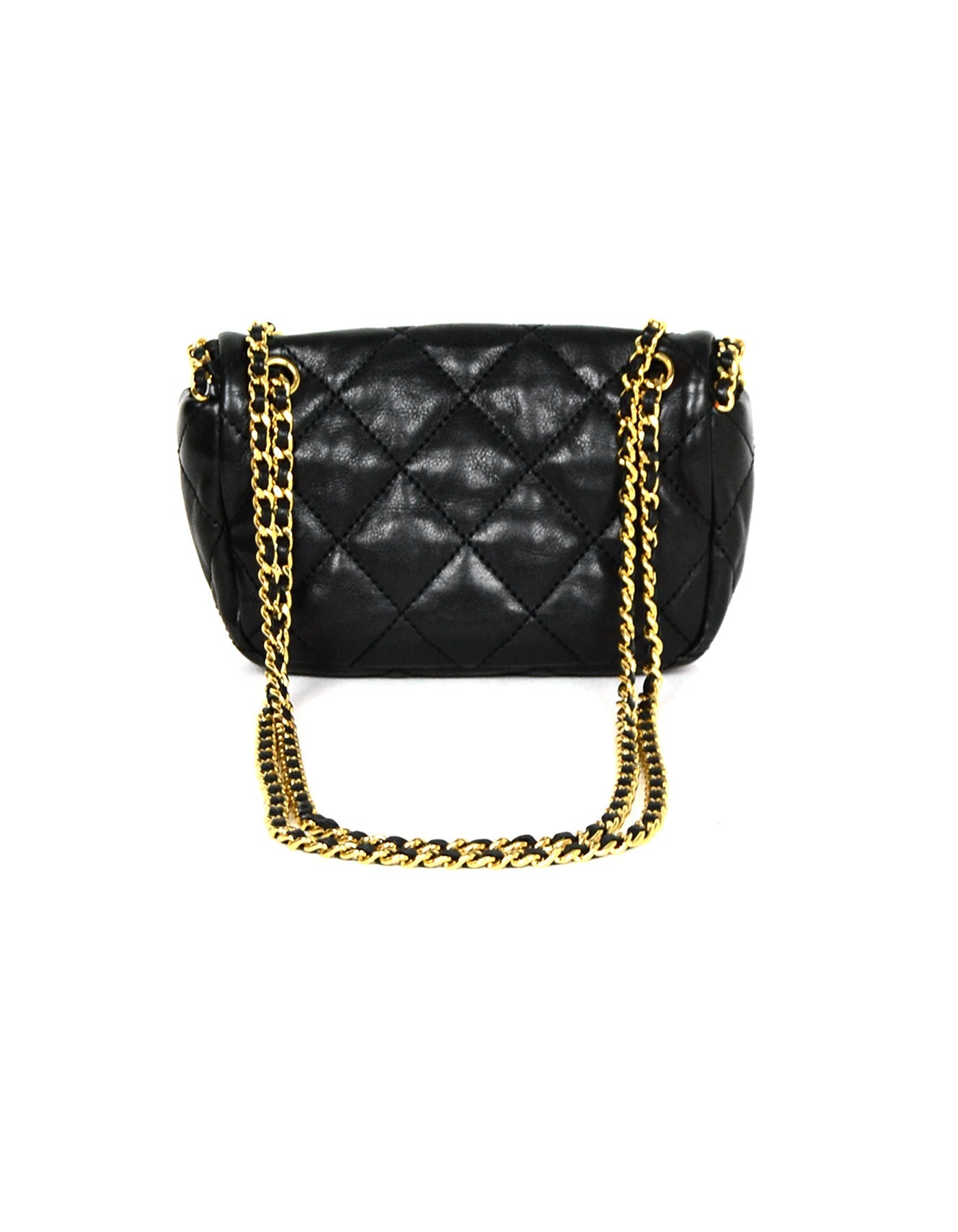 Chanel handbag black – front view
