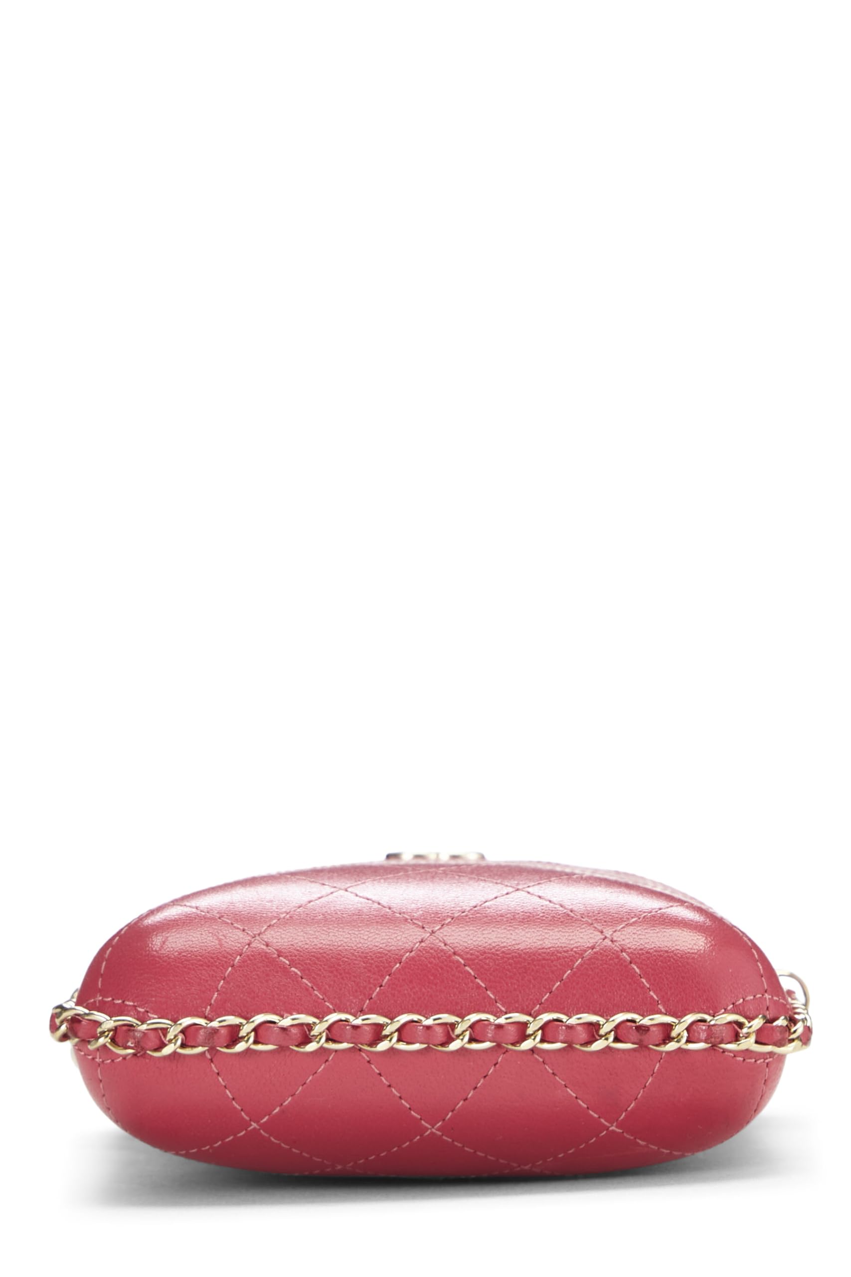 Chl, Rosa Pelle di vitello Crossbody Catena Phone Holder, Rosa