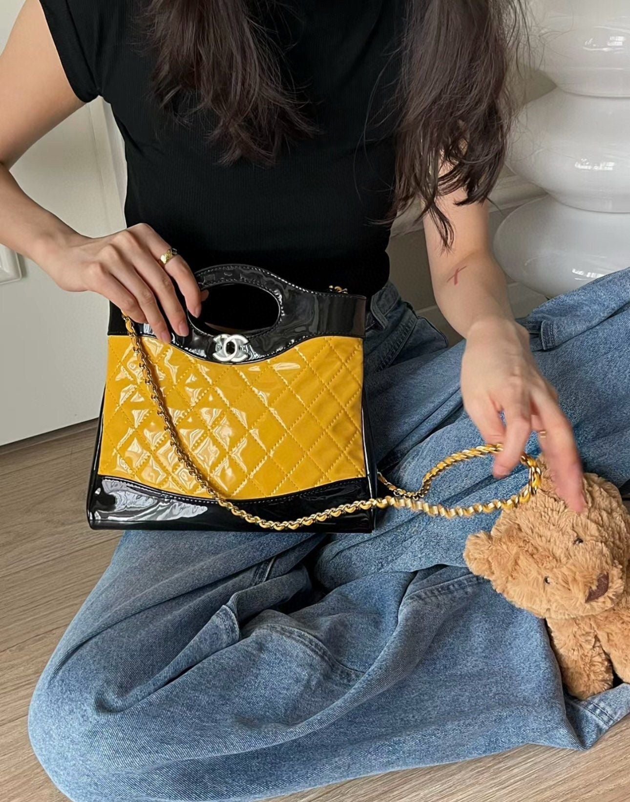 Chanel Borsa Mini Chip Bag *cm gialla