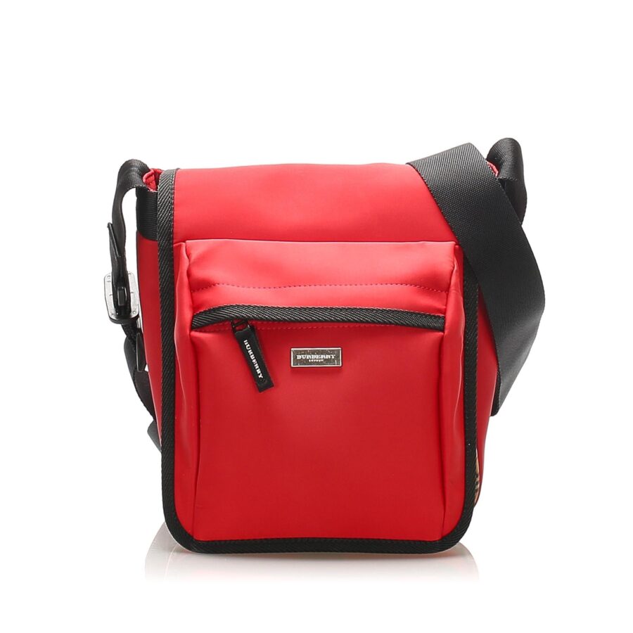 Burberry Nova Check Leather Crossbody Bag | Studio Nafay