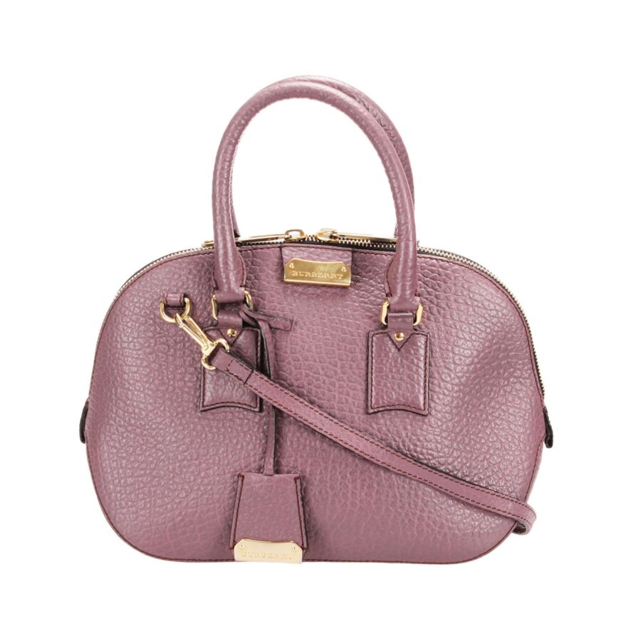 Burberry Leather Orchard Satchel | Studio Nafay
