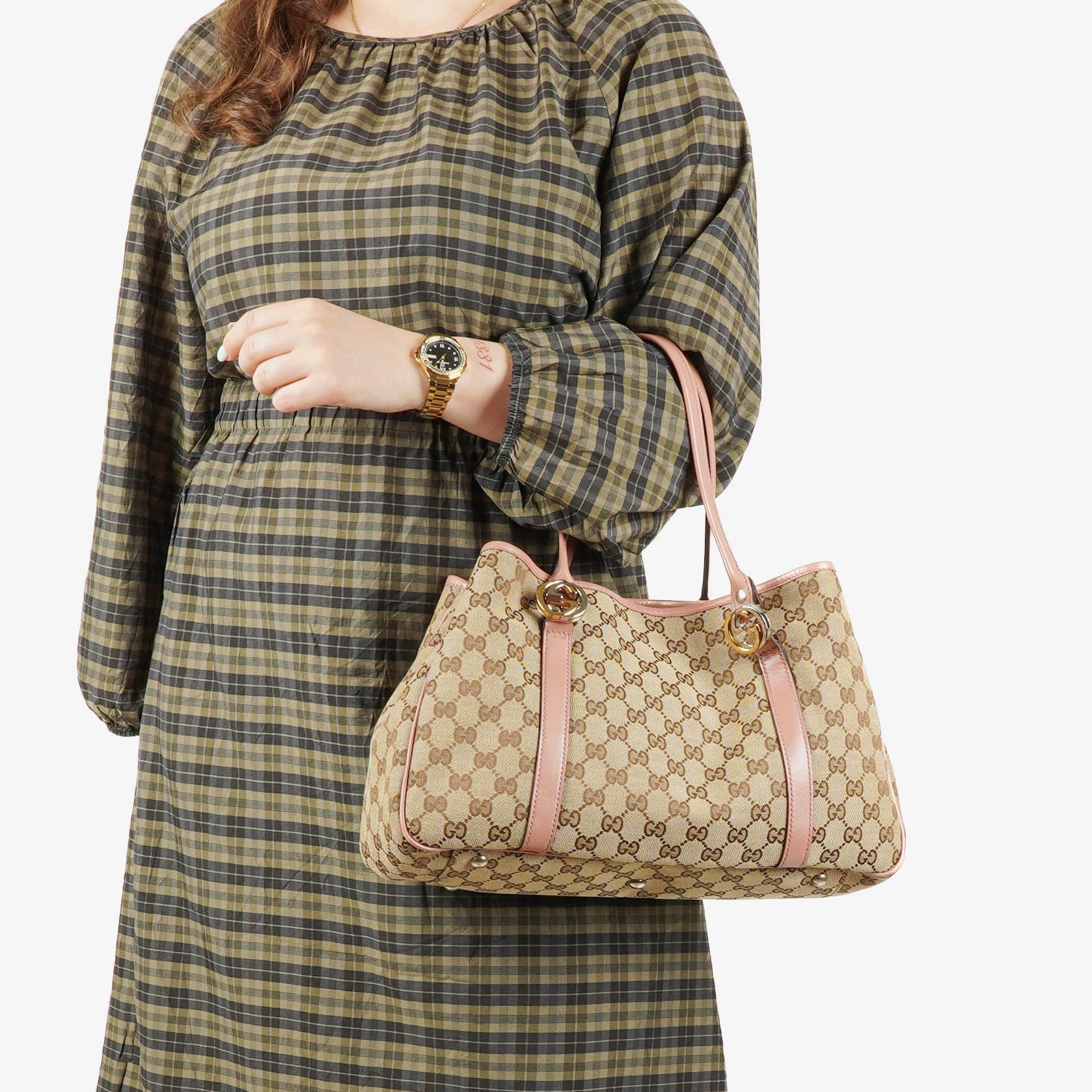 Gucci MONOGRAMMA Tela Twins Shopping bag
