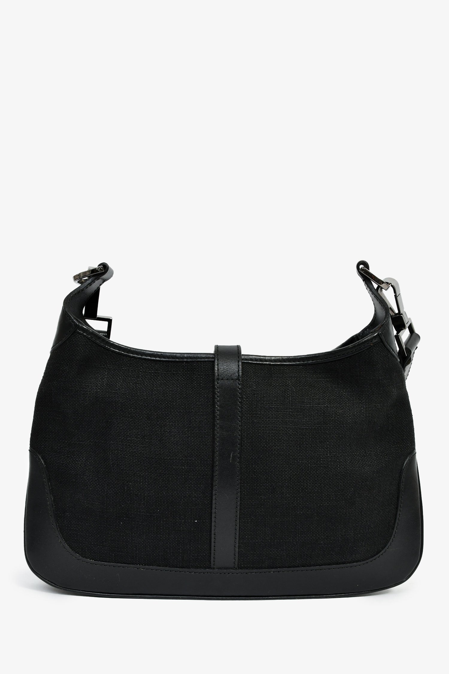 Gucci Nero Tela/pelle Piccola 'Jackie' Borsa a tracolla