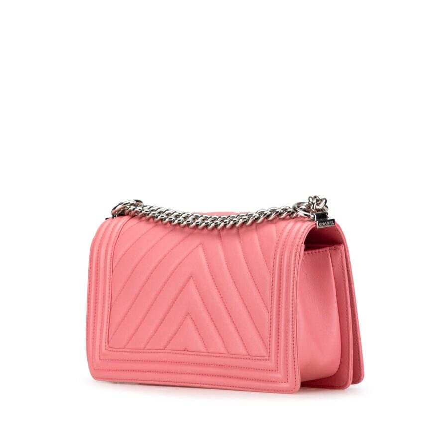 Chanel Boy pink bag – front view