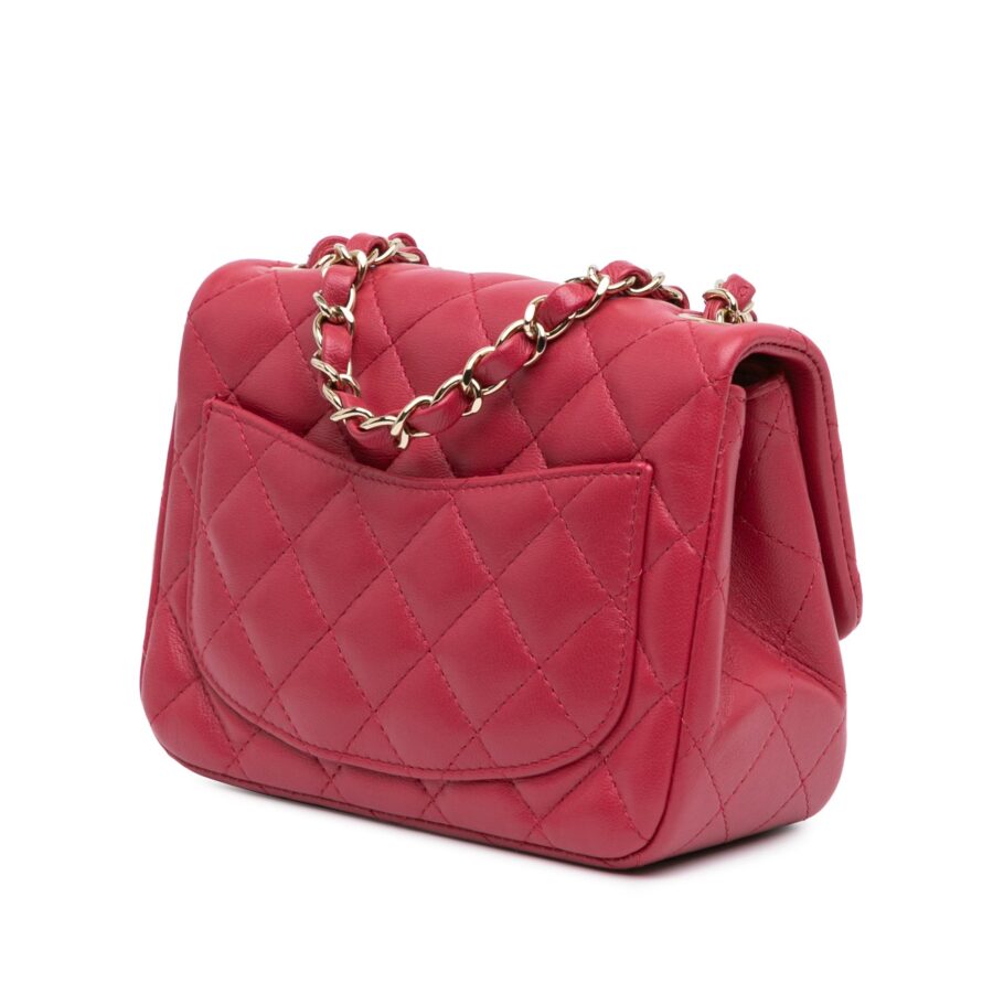 Chanel handbag pink – front view