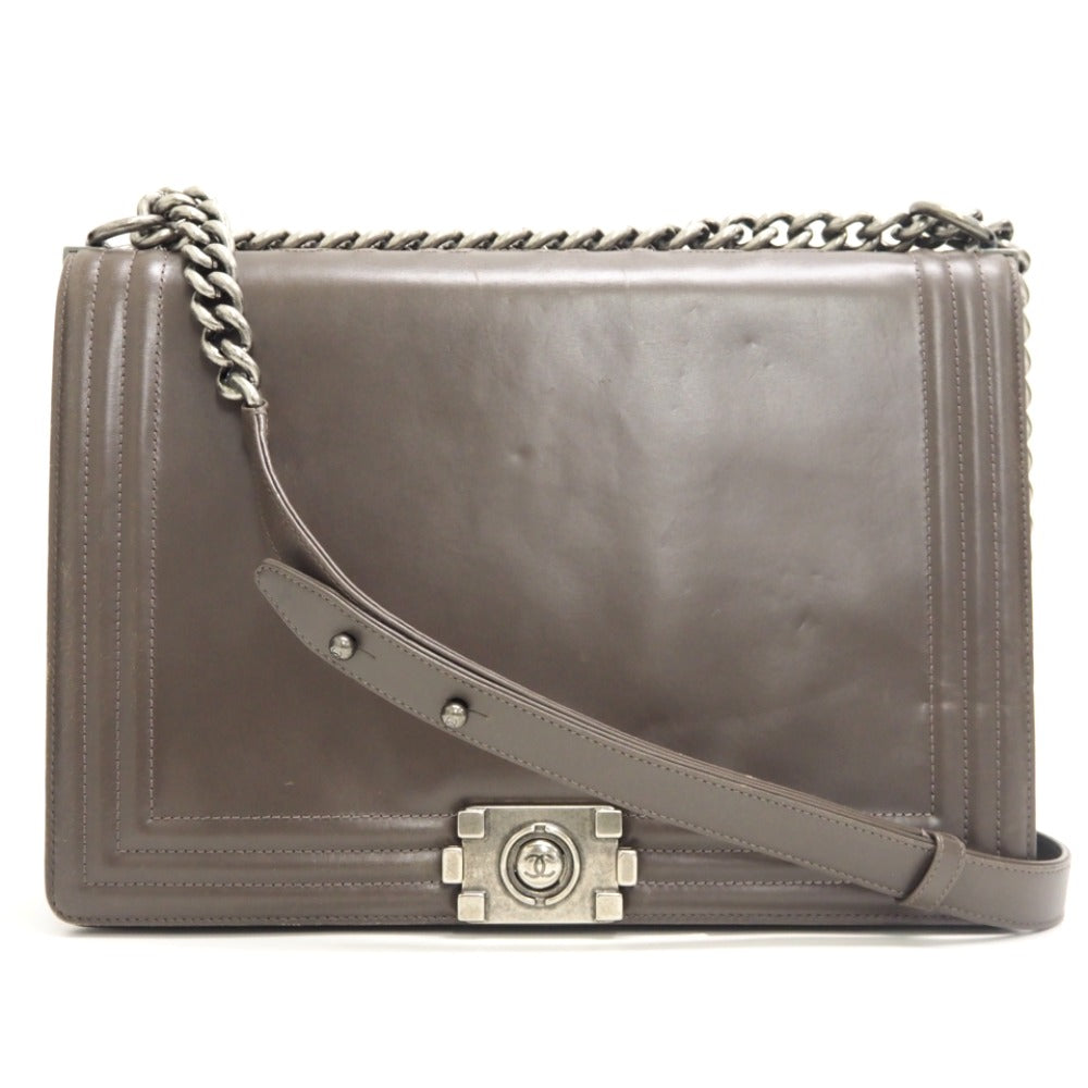 Chanel 30 Borsa a tracolla in Pelle Grigio