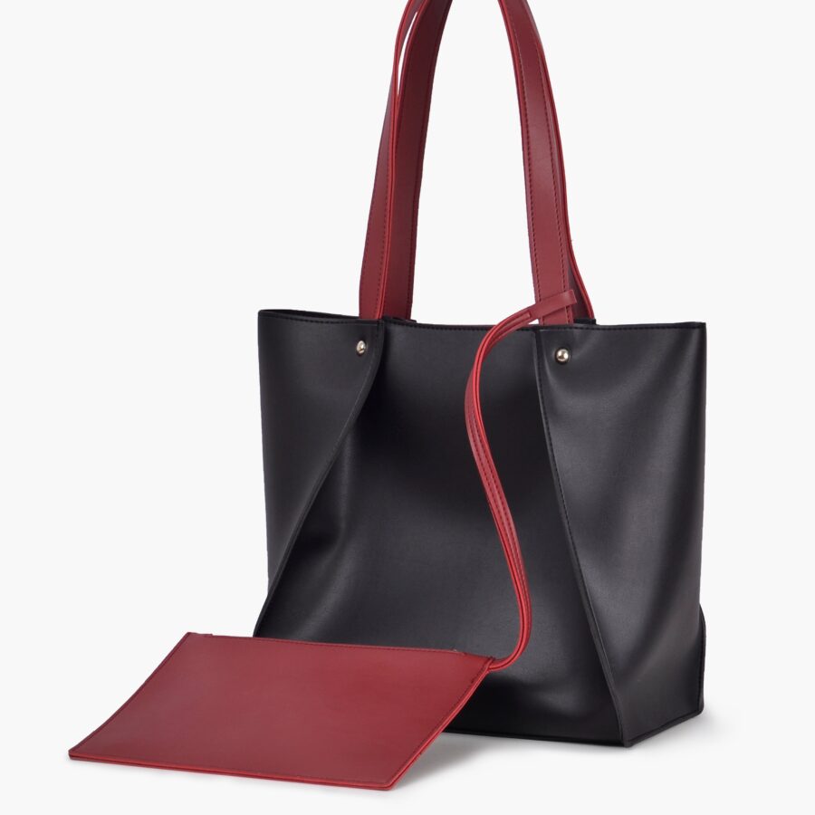 Black shopping Tote Bags | Studio Nafay
