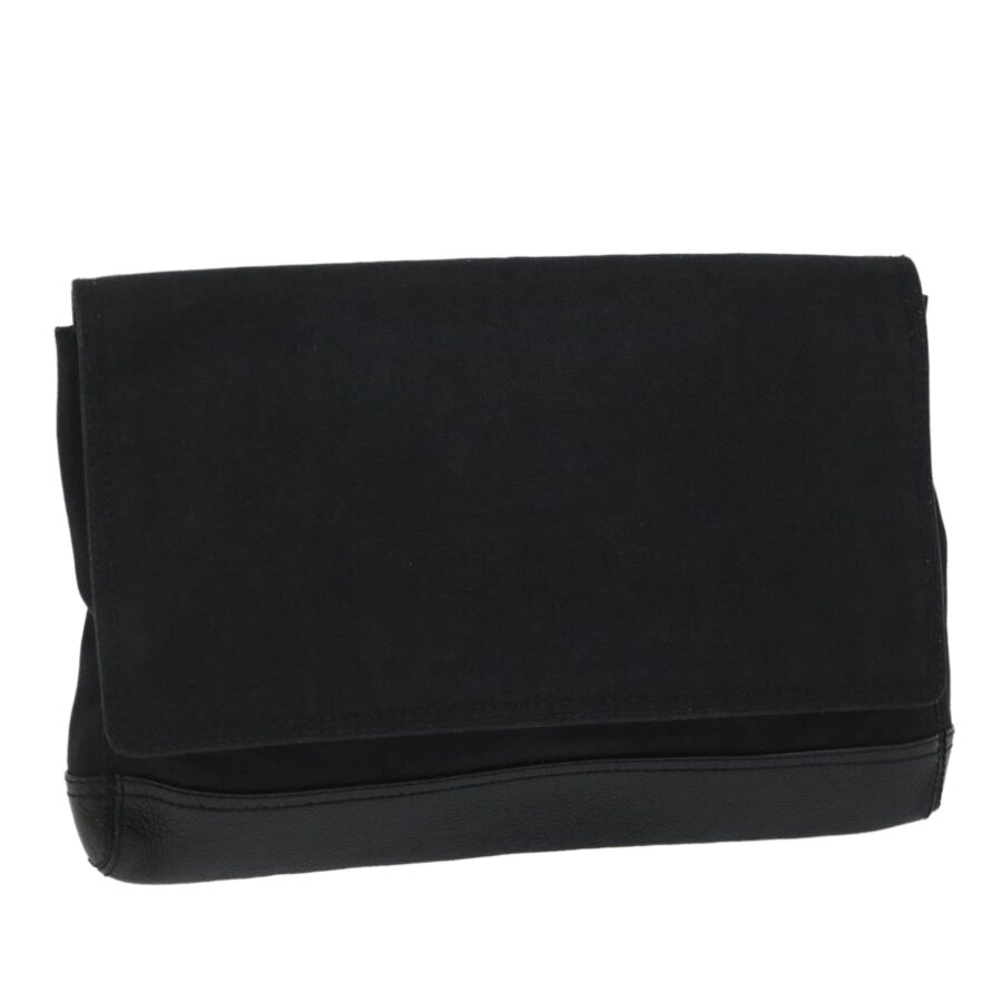 Balenciaga Clutch black bag – front view