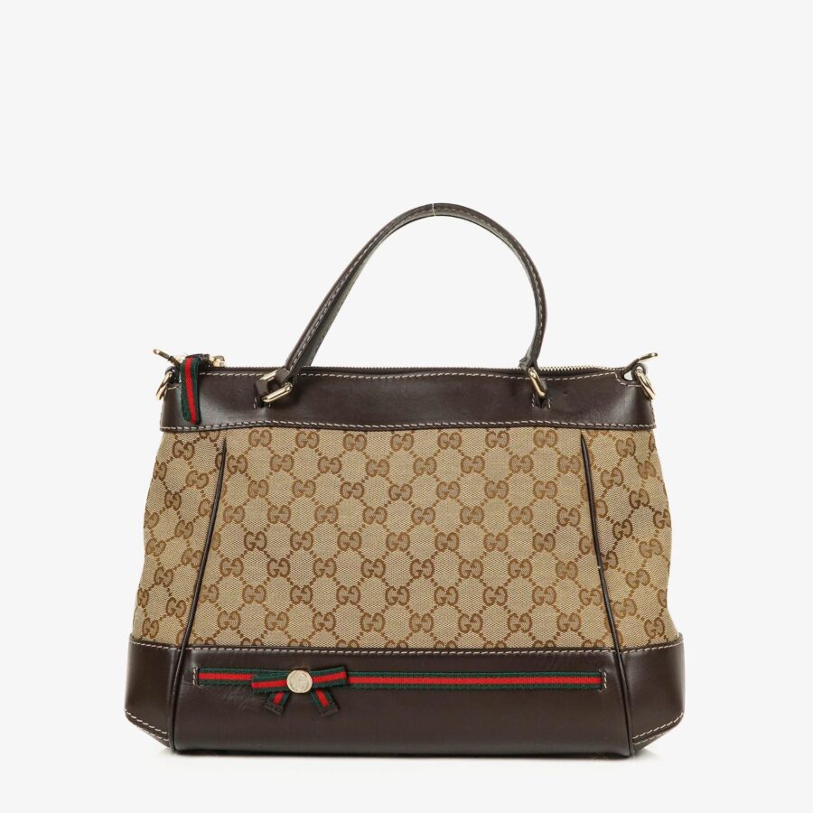 Gucci Tote brown bag – front view