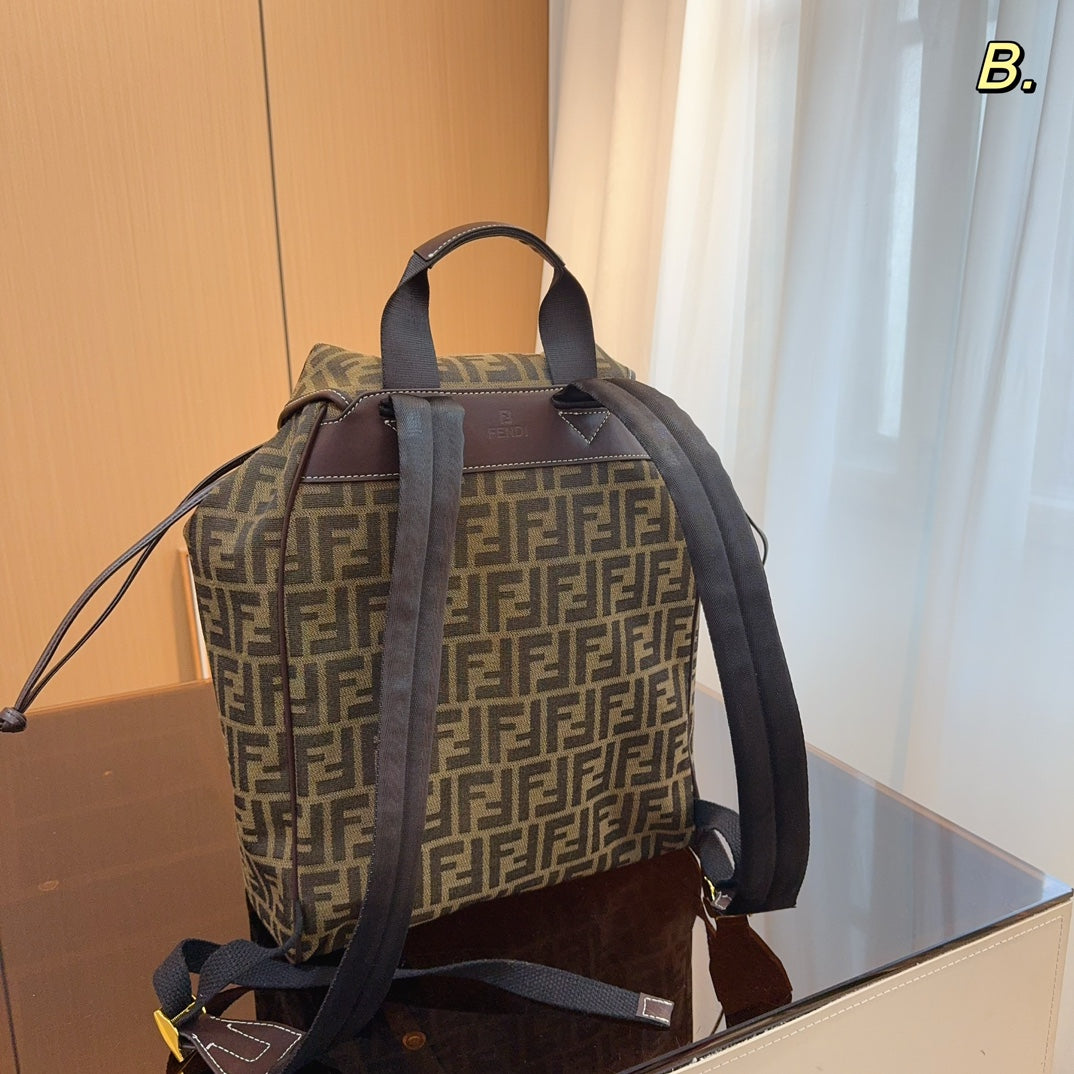 Borsa zaino Fendi in tela