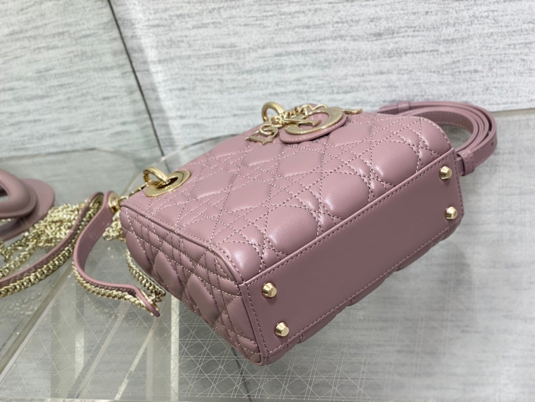 Mini Lady 17 Blu Lillà Agnello