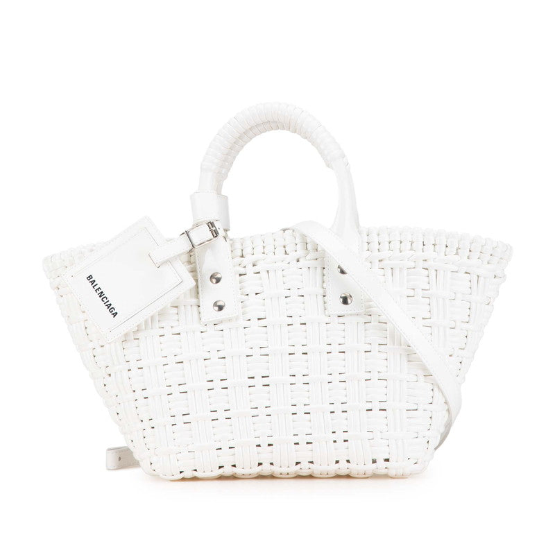 Balenciaga handbag white – front view